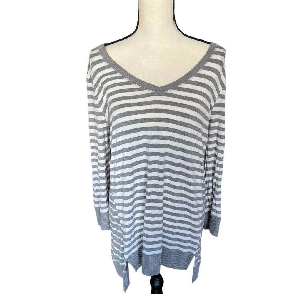 Cable & Gauge -‎ Long Sleeve Stripped Tunic